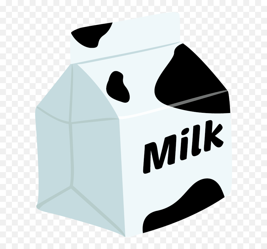 Milk Clip Art - Vector Carton Of Milk Emoji,Milk Clipart