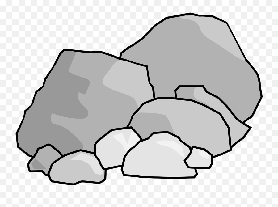Rock Clipart Transparent Png Image - Stone Clipart Emoji,Rock Clipart
