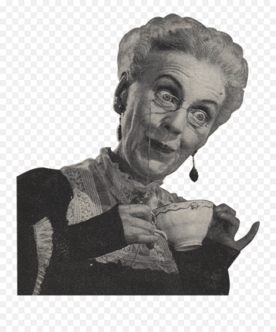 Phil Are Go Bordenu0027s Instant Coffee - Scary Good Coffee Hair Design Emoji,Old Lady Clipart