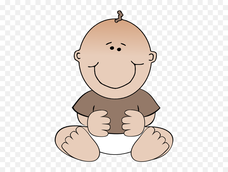Baby Sitting Clip Art At Clker - Baby Blue Clipart Emoji,Sitting Clipart