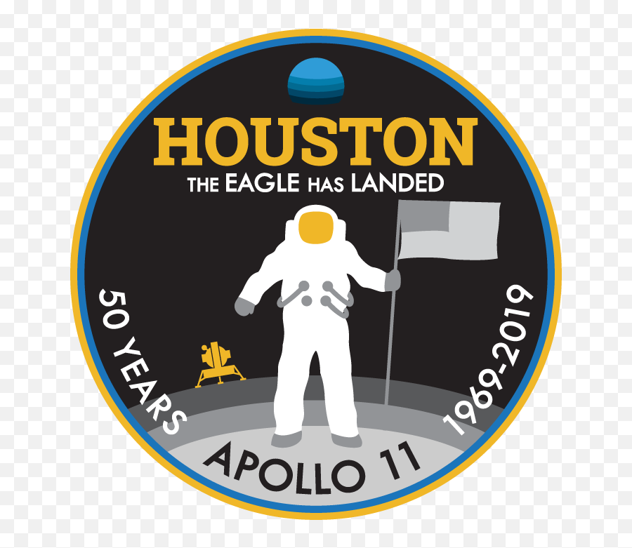 Apollo 11 Anniversary Patch Design - Nasa 50 Years Apollo 11 Emoji,Apollo 11 Logo