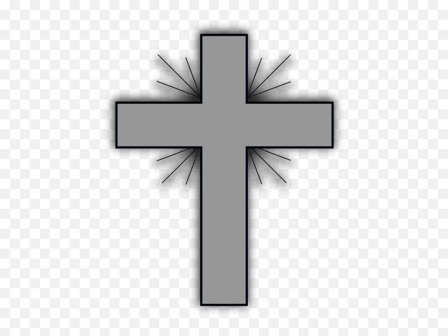 White Glowing Cross Png Png Image With - Christian Cross Emoji,White Cross Png