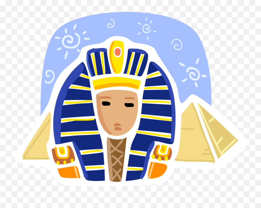 Egyptian Clipart Giza Pyramid - Cartoon Egypt Sphinx Png Emoji,Egyptian Clipart