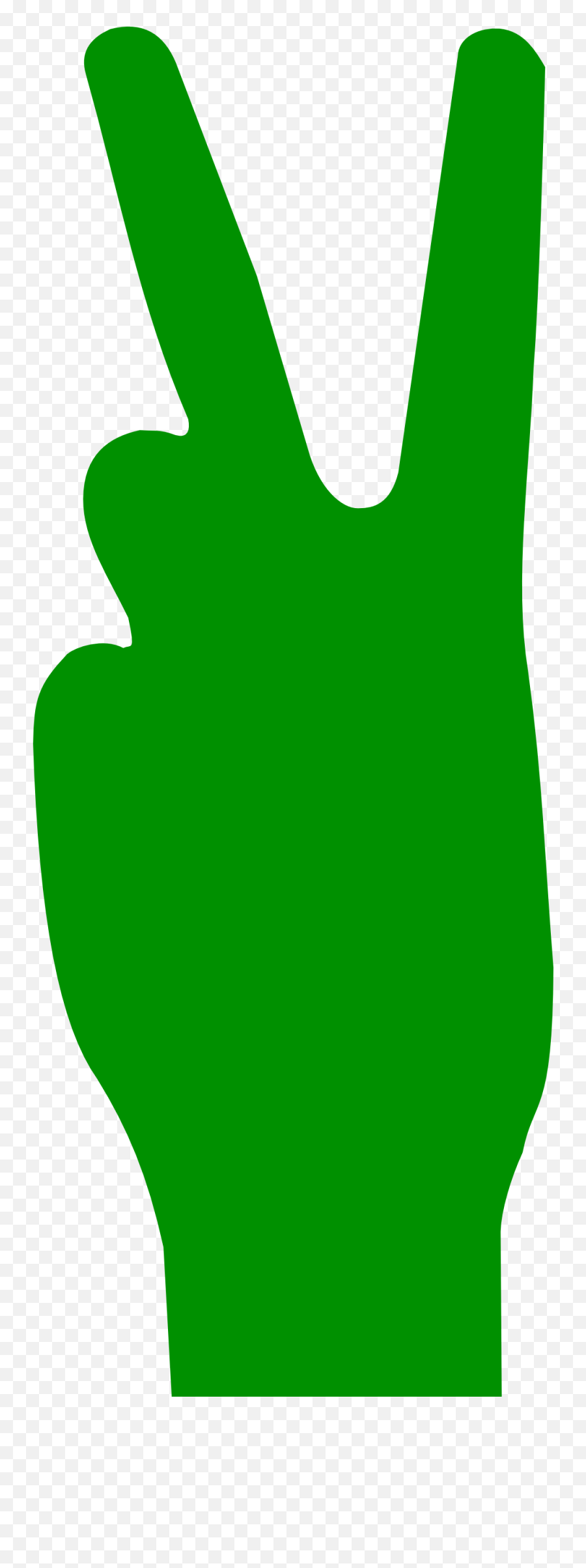 Green V Sign Clipart Free Image Download - Red V Emoji,V Clipart