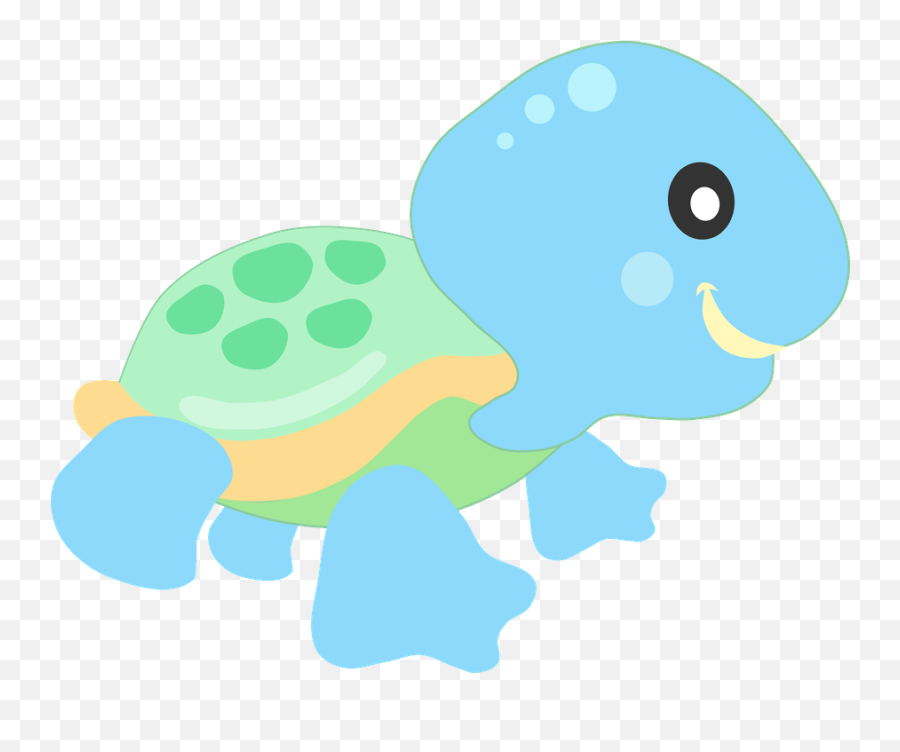 Cute Clipart Sea Turtle Cute Sea Turtle Transparent Free - Fundo Do Mar Minus Png Emoji,Sea Turtle Clipart