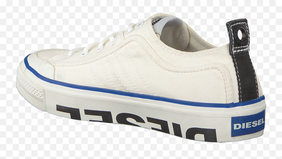 White Diesel Sneakers S - Plimsoll Emoji,L.c Logo