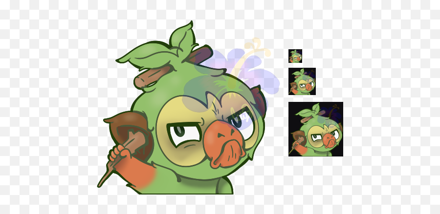Mscecy Commissions Are Open On Twitter Emoji,Grookey Png