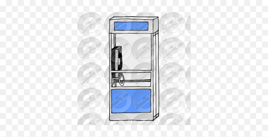 Phonebooth Picture For Classroom Therapy Use - Great Emoji,Photo Booth Clipart