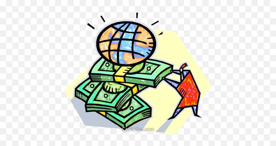 Global Financial Markets In Balance Royalty Free Vector Clip Emoji,Financing Clipart