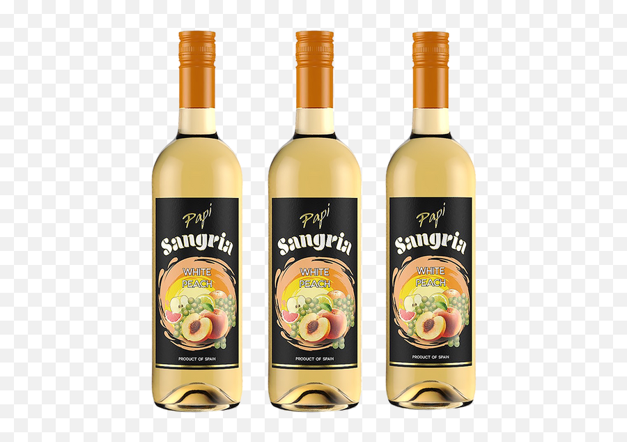 New Papi White Peach Sangria U2013 Papi Wines Emoji,Sangria Png