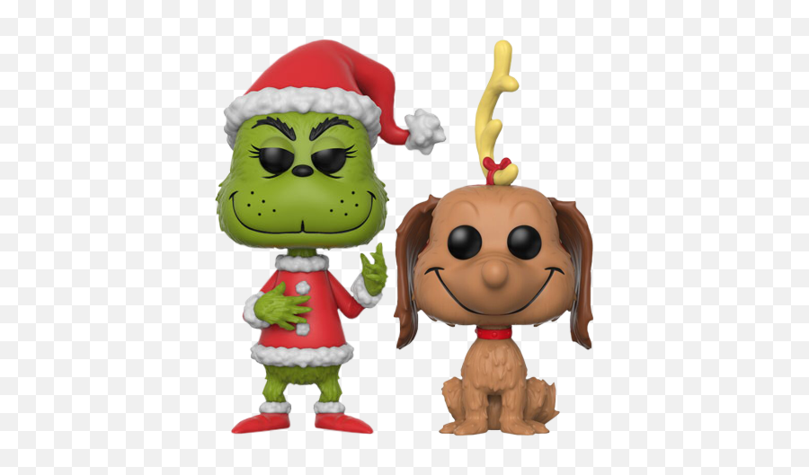 The Grinch - How The Pop Stole Christmas Pop Vinyl Bundle Set Of 2 Emoji,Grinch Max Clipart