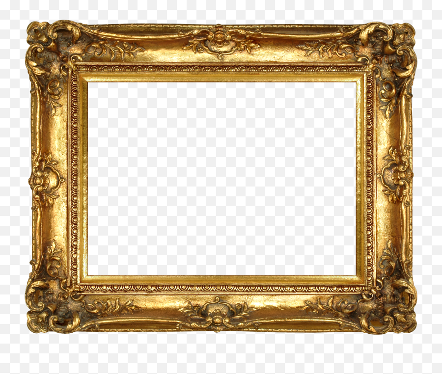 Classic Frame Png Free Classic Frame - Gold Frame Ornate Emoji,Frames Png