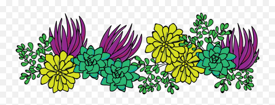 Succulent Clipart Succulent Wreath - Decorative Emoji,Succulent Clipart