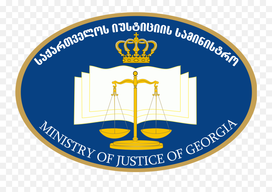 Filethe Logo Of The Ministry Of Justice Of Georgia Old - Language Emoji,Justice Logo