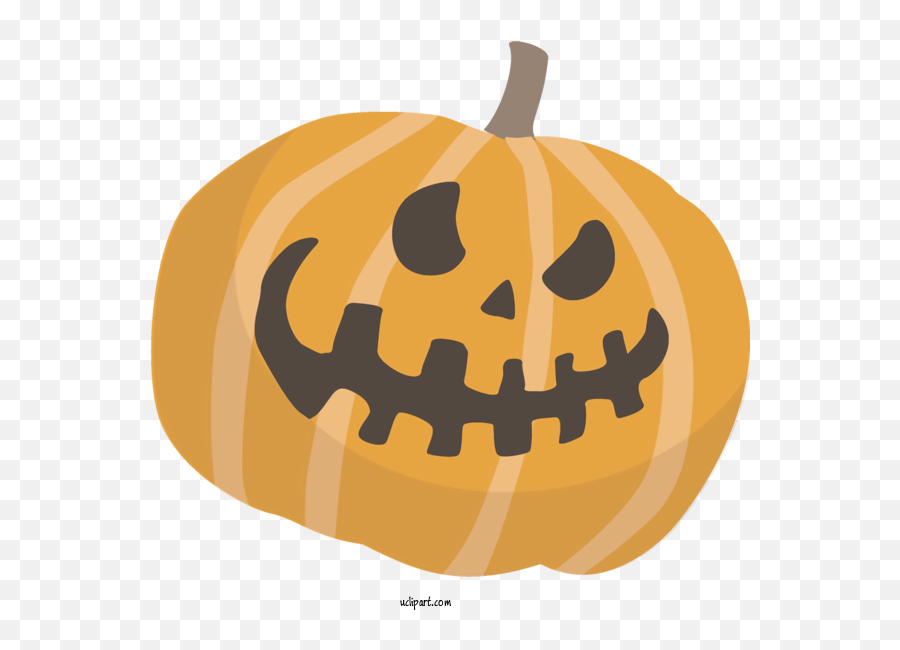 Holidays Calabaza Pumpkin Orange For Halloween - Halloween Emoji,Apple Pie Clipart