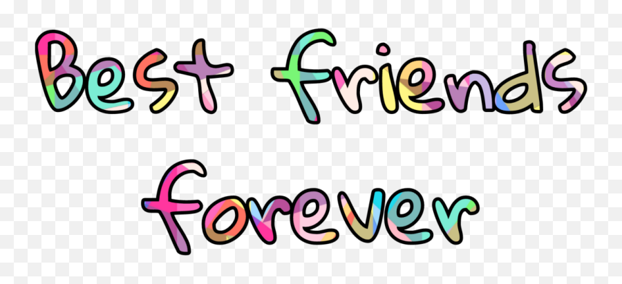 Best Friends Forever Bestfriends Declaration Love - Friends Dot Emoji,Best Friends Clipart