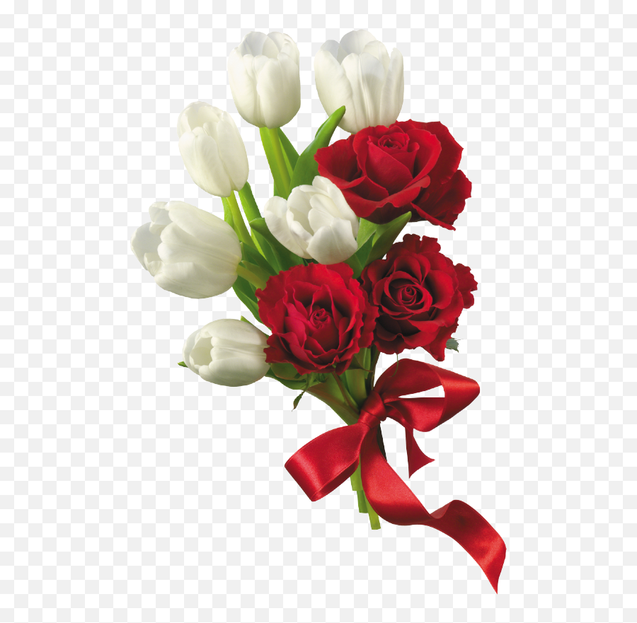 Bouquet Of Flowers Png Images Rose Tulip Flower Wedding - Rose Flower Bouquet Png Emoji,White Flower Png
