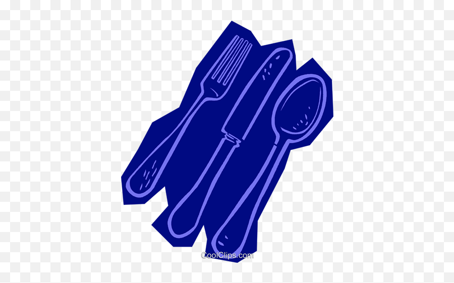Knife Fork And Spoon Royalty Free Vector Clip Art - Safety Glove Emoji,Fork And Knife Clipart