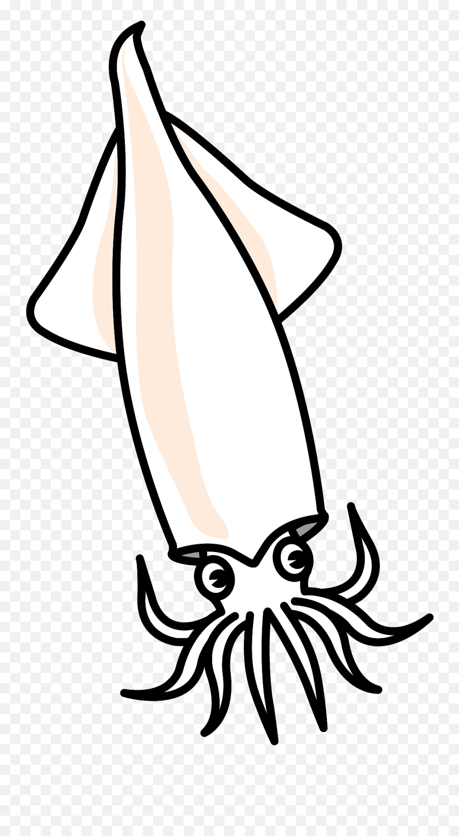 Squid Clipart Emoji,Squid Clipart