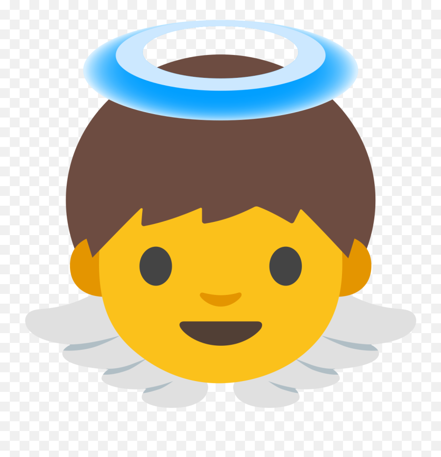 Download Emoji Baby Angel Png Image - Android Angel Emoji,Baby Emoji Png