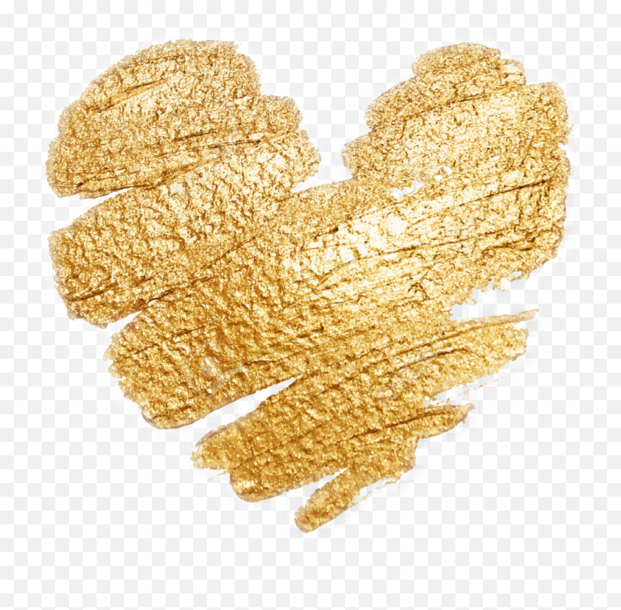 Gold Heart Transparent Background Image - Transparent Background Gold Heart Clipart Emoji,Heart Transparent Background