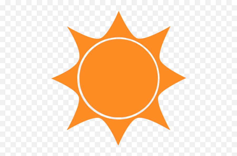 Download Sun Icon - Weather Report Sun Png Image With No Sun Icon Red Emoji,Sun Icon Transparent