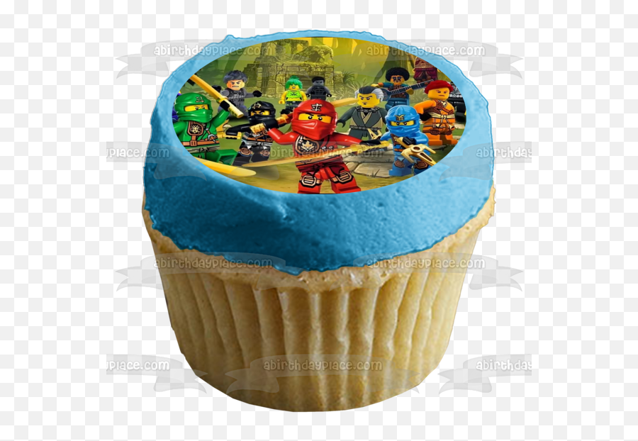 Ninjago Logo Kai Zane Cole Jay Edible - Michael Trevor Franklin Cake Emoji,Ninjago Logo