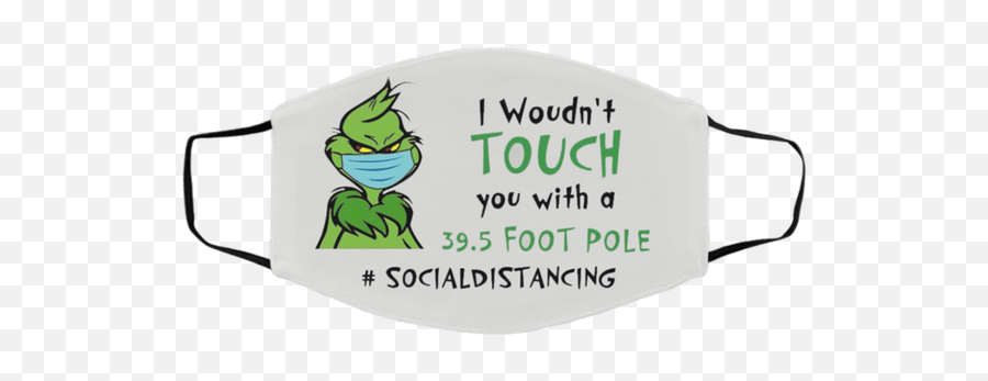 I Wouldnt Touch You With A Foot Pole Socialdistancingthe - Yoda Emoji,Grinch Face Png