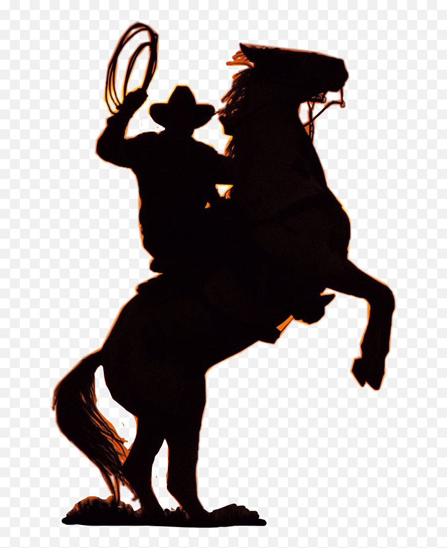 Running Horse Silhouette Png - Cowboy On Horse Silhouette Emoji,Running Horse Clipart