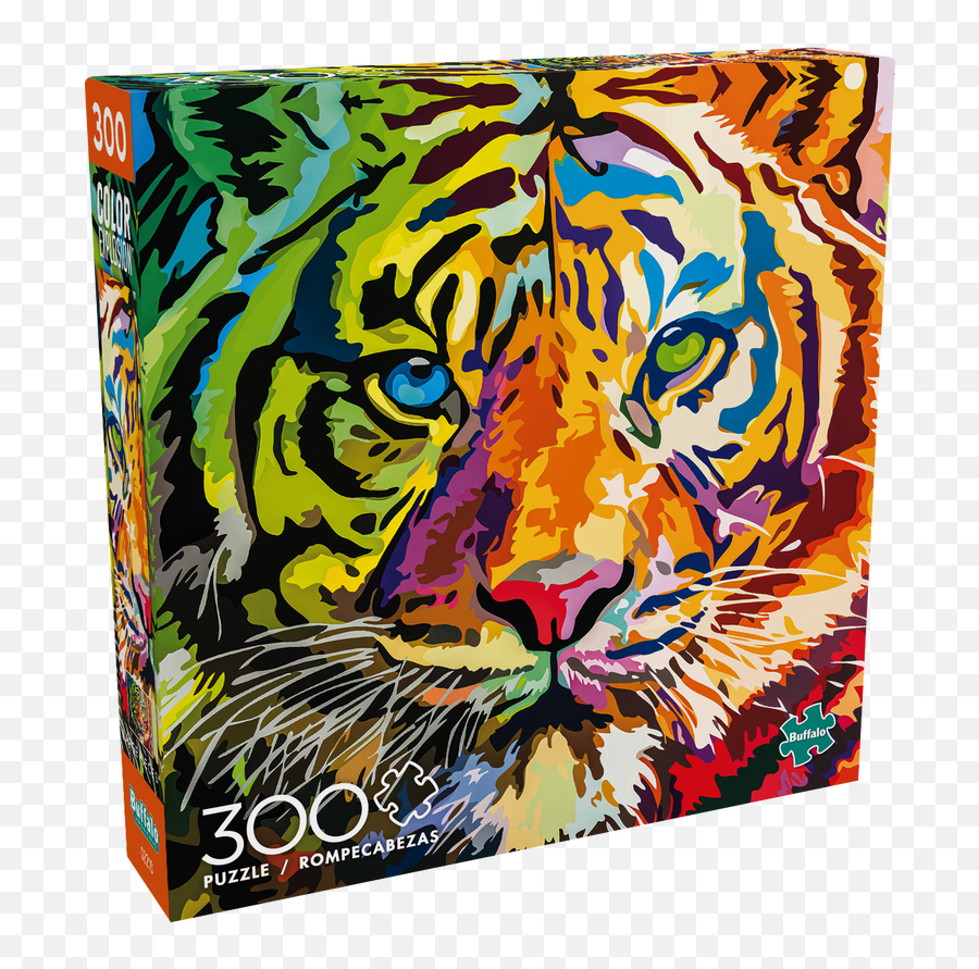 Color Explosion Stripes Of Color 300 - Tiger With Color Stipes Emoji,Color Explosion Png