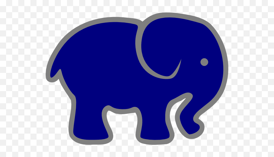 Clip Art Blue Elephant Emoji,Cute Elephant Clipart