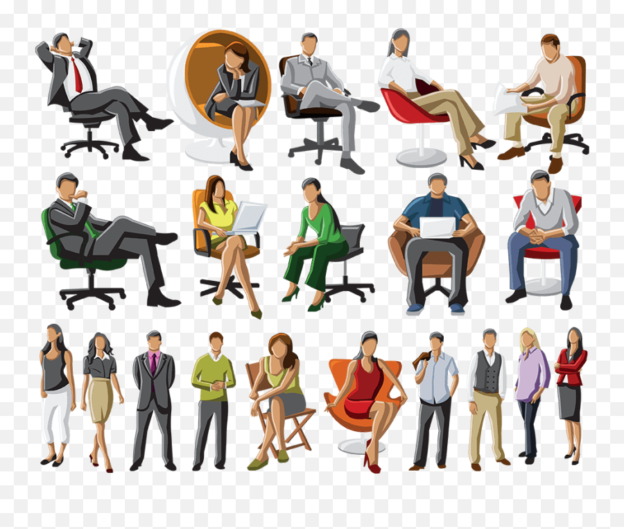Business Clipart Characters - Vector Characters Free People Emoji,Business Clipart