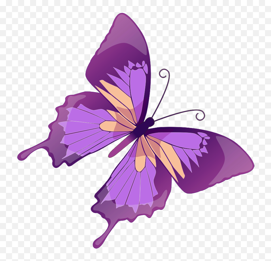 Purple Butterfly Clip Art - Clipart Best Emoji,Butterfly Clipart Transparent