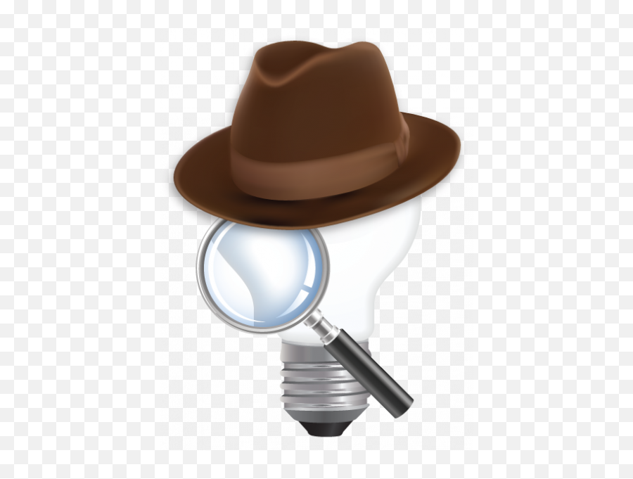 Download Chemhat Lightbulb Logo Wearing Detective Hat Emoji,Detective Hat Png