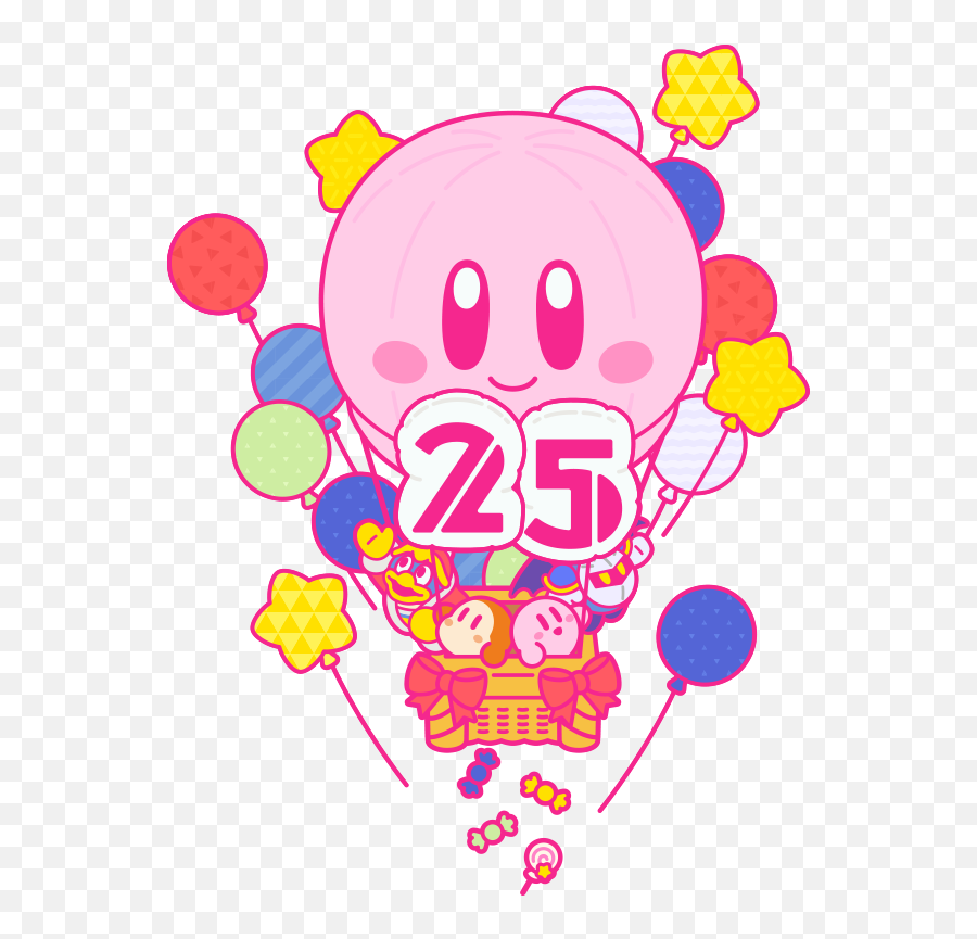 Kirby 25th Anniversary Kirby Know Your Meme Emoji,Kirby Star Allies Logo