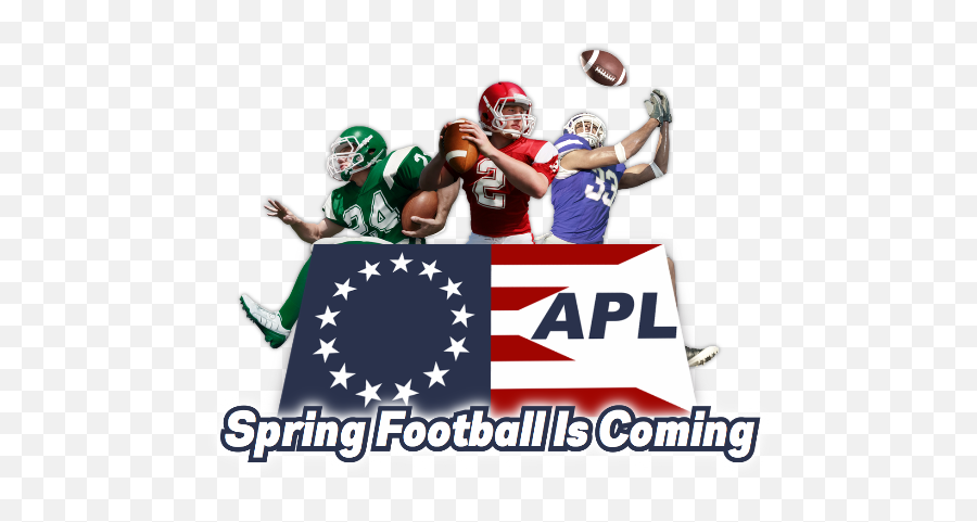 American Patriot League Spring Football Is Coming Emoji,Patriot Football Logo