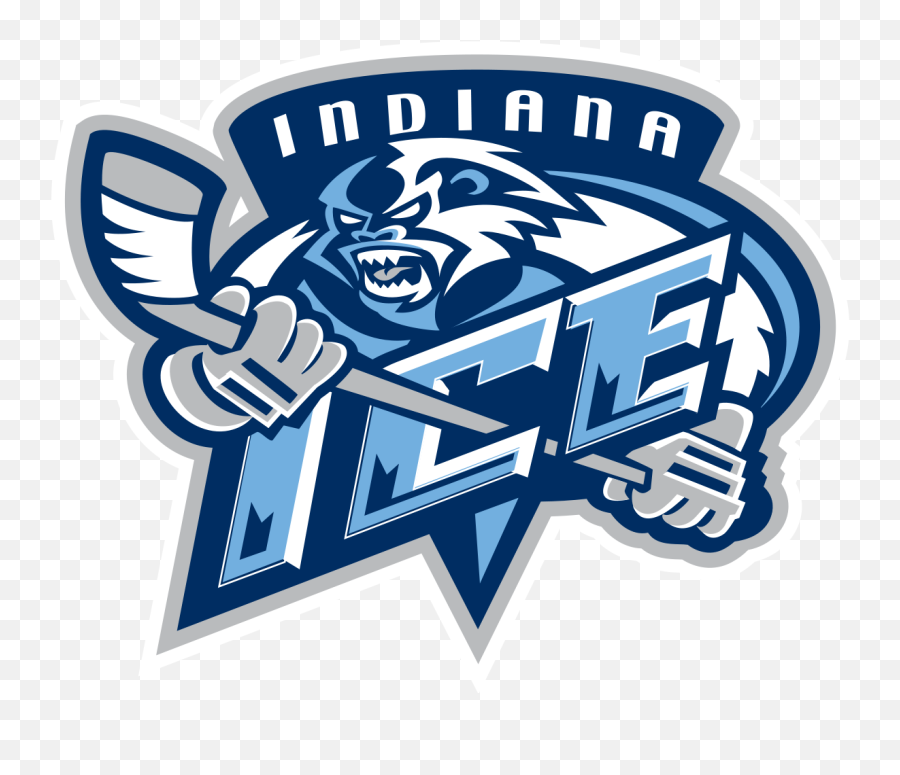 Indiana Ice - Ice Hockey Team Logo Emoji,Ice Logo