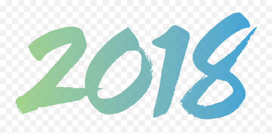 Happy New Year Png Transparent Picture - Transparent Background 2018 Logo Png Emoji,2018 Png