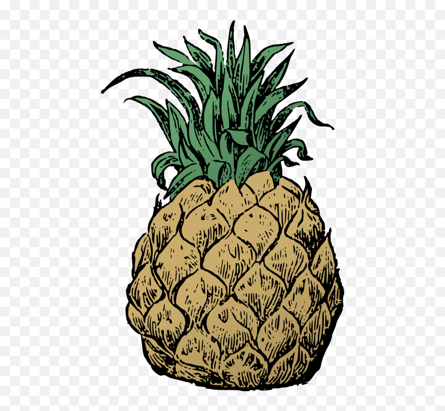 Hawaii Clipart Hawaiian Pineapple - Pineapple Transparent Clip Art Emoji,Hawaii Clipart