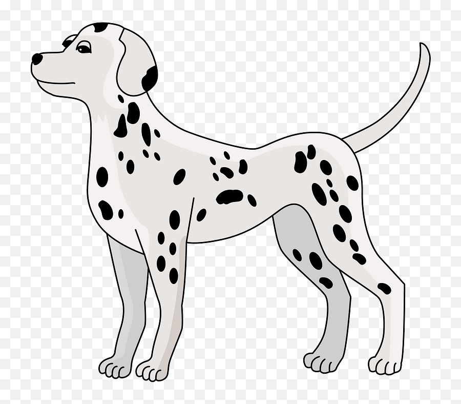Dalmatian Dog Clipart Free Download Transparent Png - Dalmatian Dog Clipart Emoji,Dog Clipart