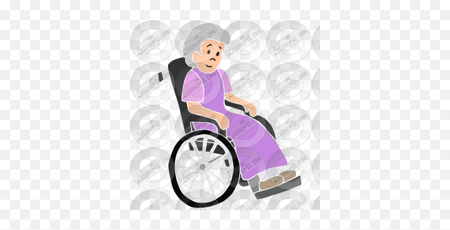 Old Lady Stencil For Classroom Therapy Use - Great Old Emoji,Lady Clipart