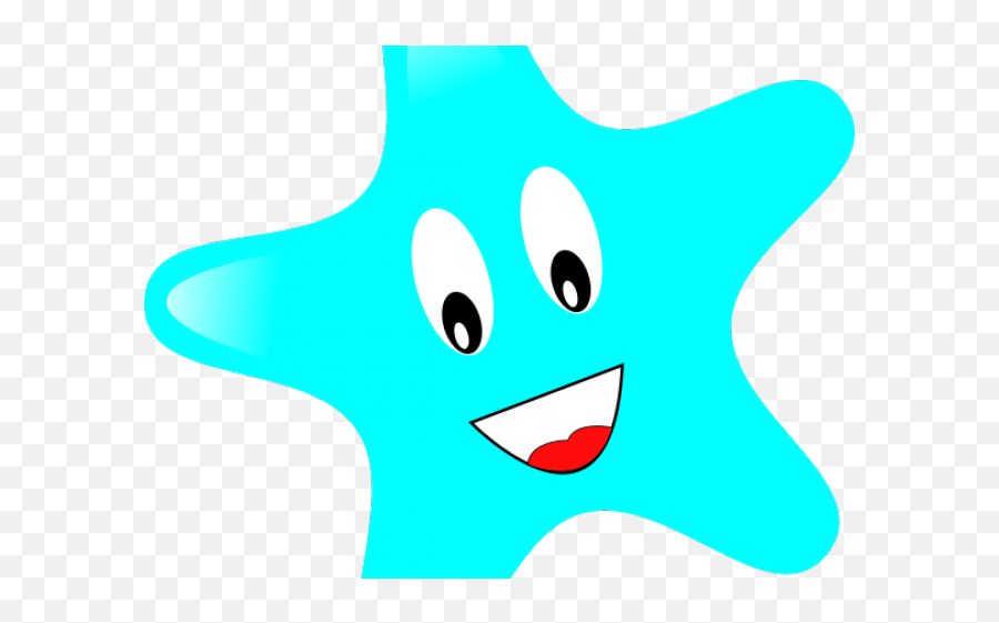 Starfish Clipart Mint Green - Cartoon Png Download Full Happy Emoji,Starfish Clipart