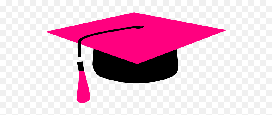 Download Graduation - Pink Graduation Hat Png Png Image With Graduation Cap Pink Transparent Emoji,Graduation Cap Transparent Background