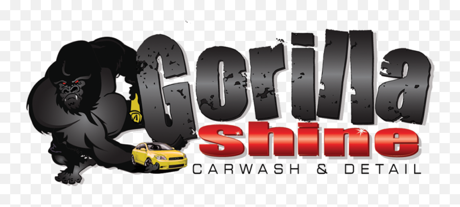 Gorilla Shine Car Wash Car Detail Emoji,Car Detailing Logo