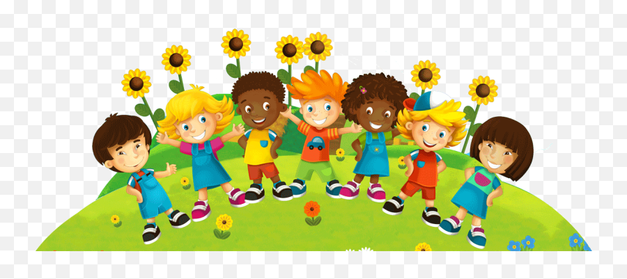 Friendly Clipart Play School Kid - Preschool Murals For Walls Emoji,Children Play Clipart