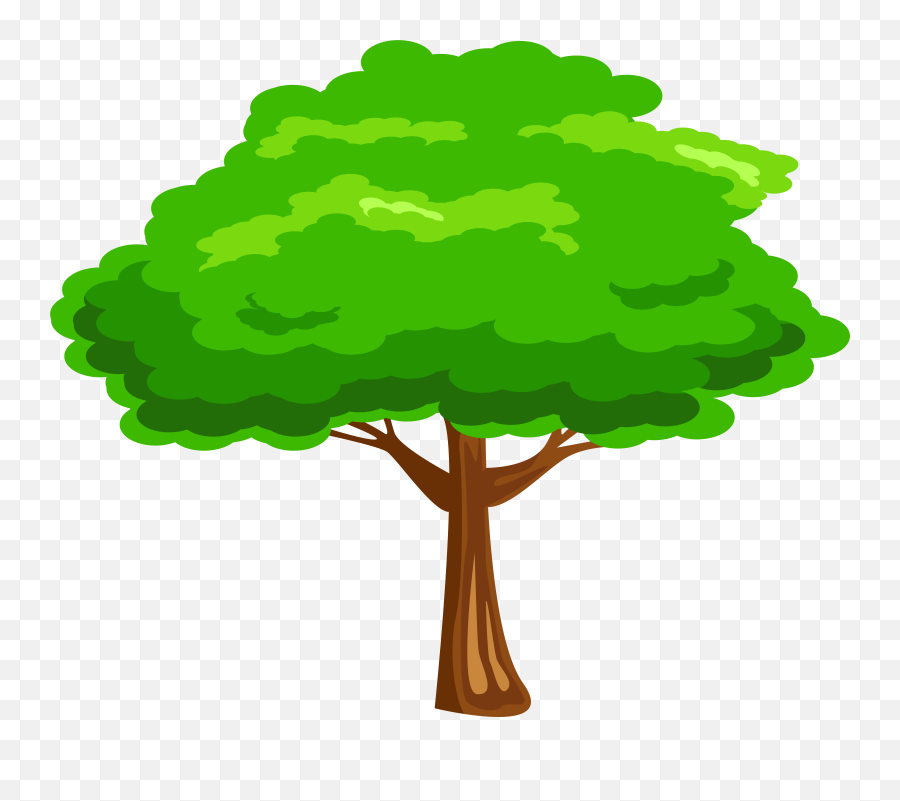 Leaves Clipart Mango Tree - Transparent Tree Cartoon Png Emoji,Tree Png