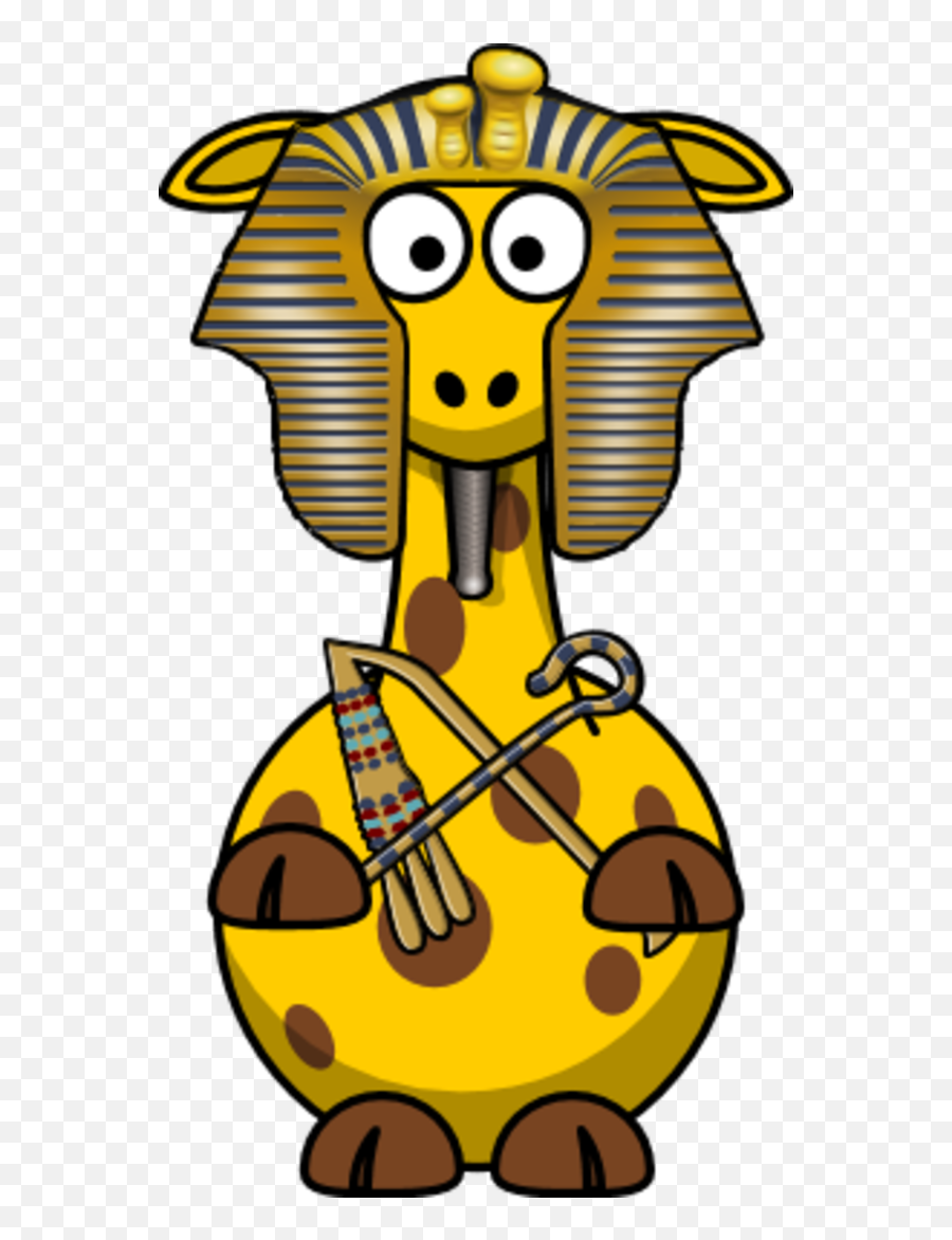 Clip Art Egyptian - Cartoon Giraffe Clipart Emoji,Egyptian Clipart