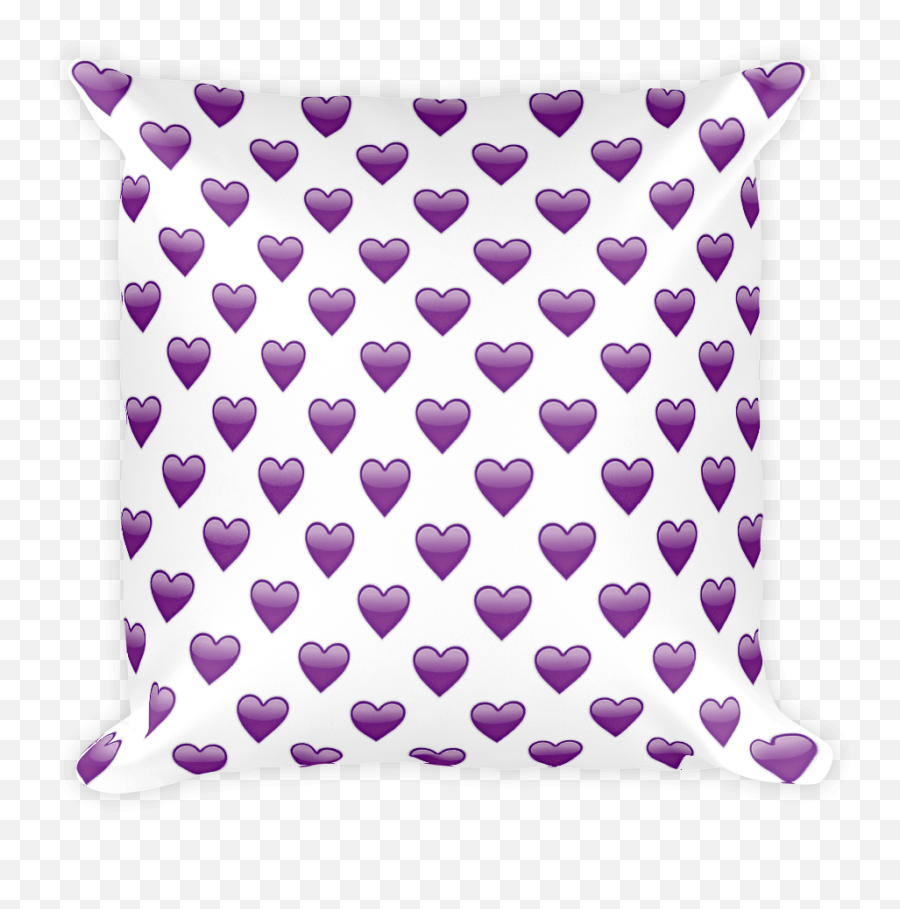Fried Shrimp Emoji Pillow Transparent - Hearts Png Emoji Blue,Purple Heart Emoji Png