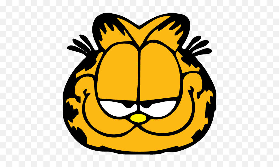 Greet Garfield In Munzee In - Garfield Black And White Garfield Svg Emoji,Garfield Png