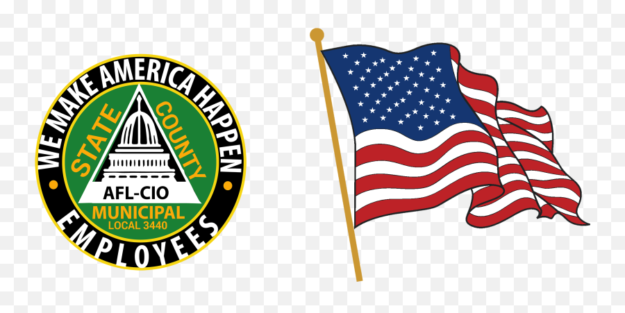 Afscme - Clipart Png Usa Flag Emoji,Afscme Logo